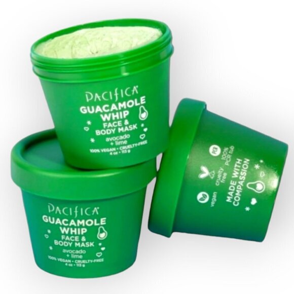 Pacifica Guacamole Whip Vegan Mask 4oz - Discontinued & Rare - Picture 4 of 6